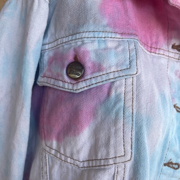 Street Blues Tie Dye Button Down Jacket (3X) - Picture 4 of 12